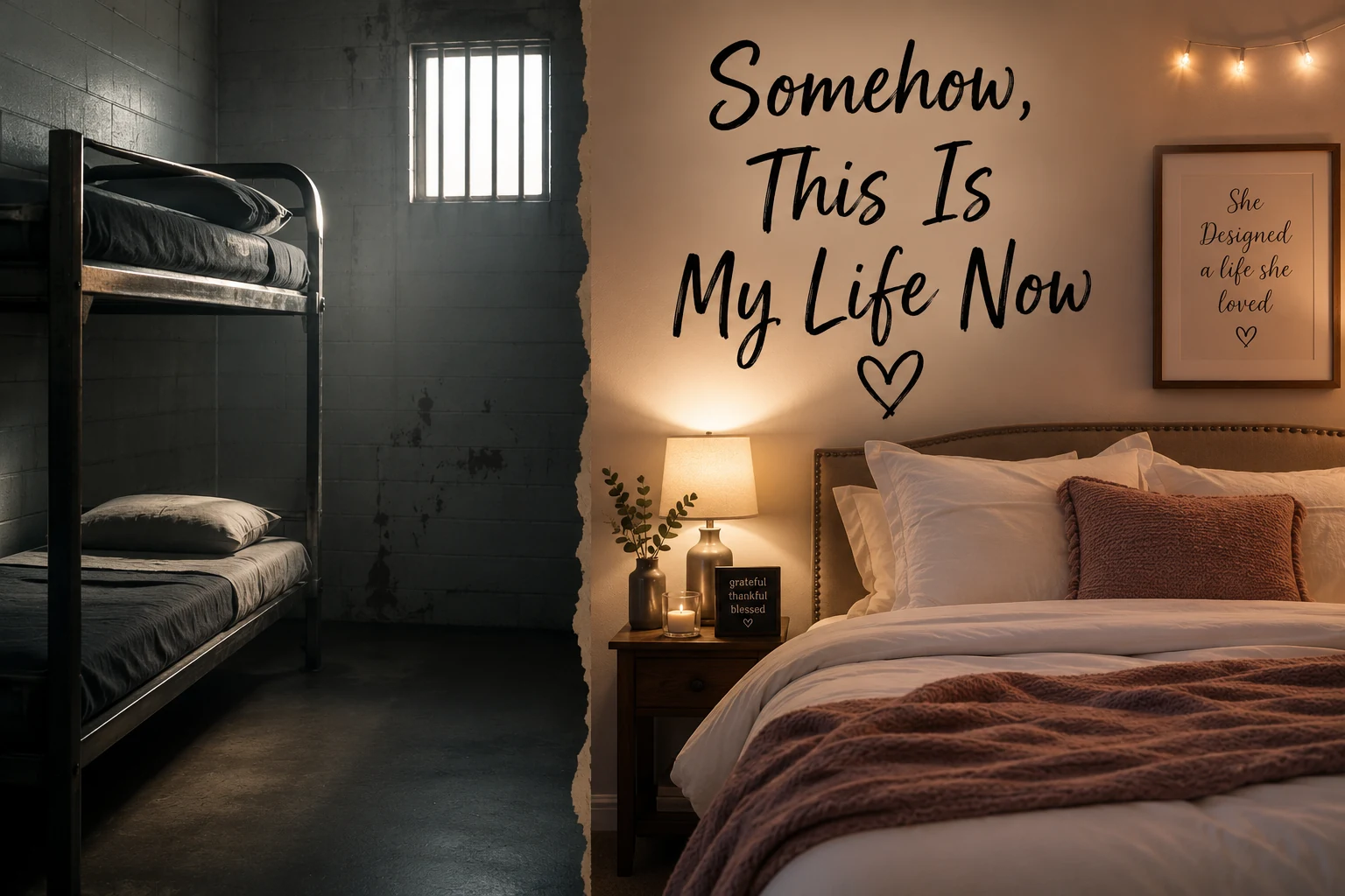 prison bunk and comfy bed