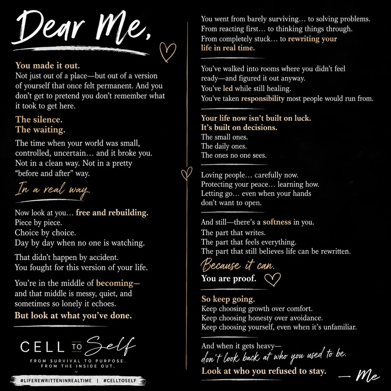 Dear me