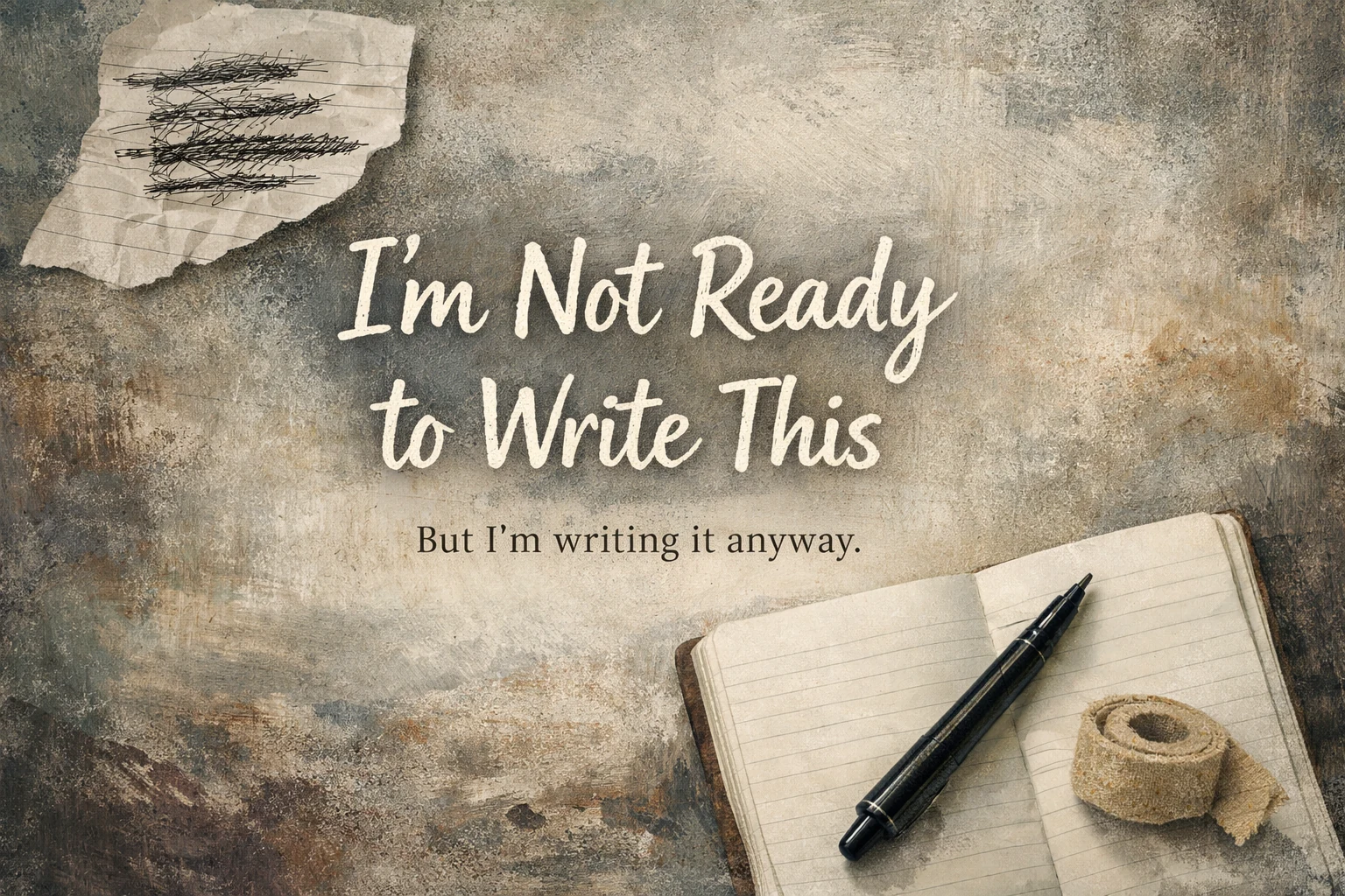 not ready to write this
